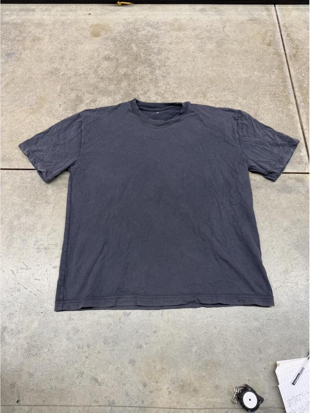 yeezy gap poetic black heavyweight shirt size large